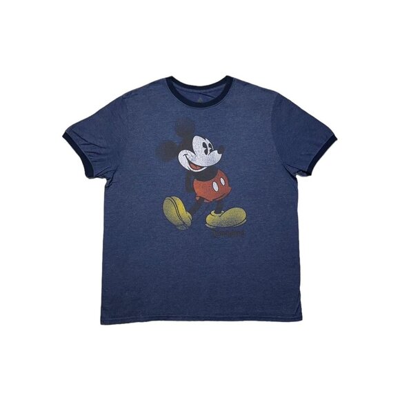 Mickey Disneyland Ringer T-Shirt - Picture 1 of 4